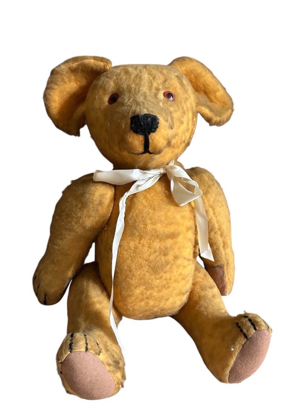 Rare Vintage 1930’s German Poseable Teddy Bear with Jointed Limbs